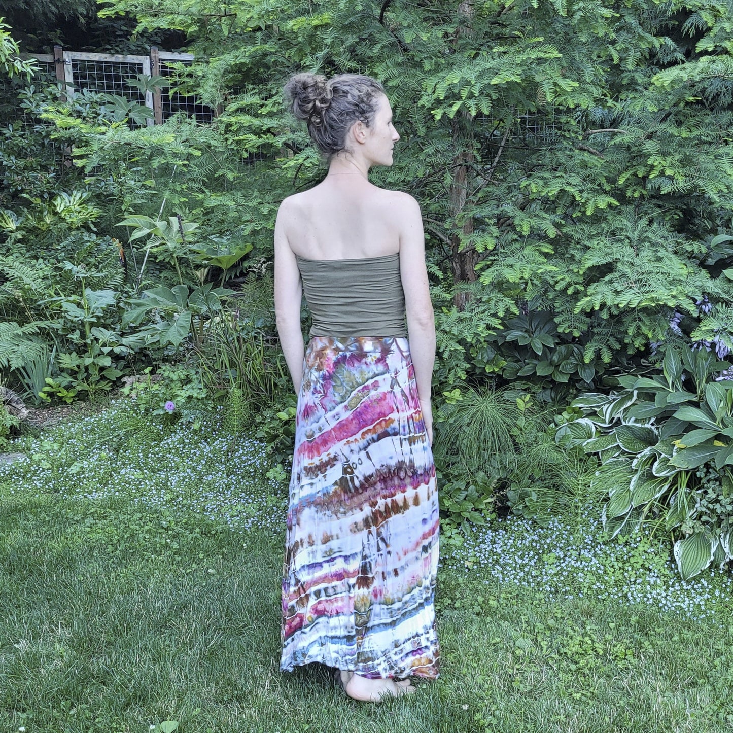 Skirt Maxi Rainbow Geode Medium