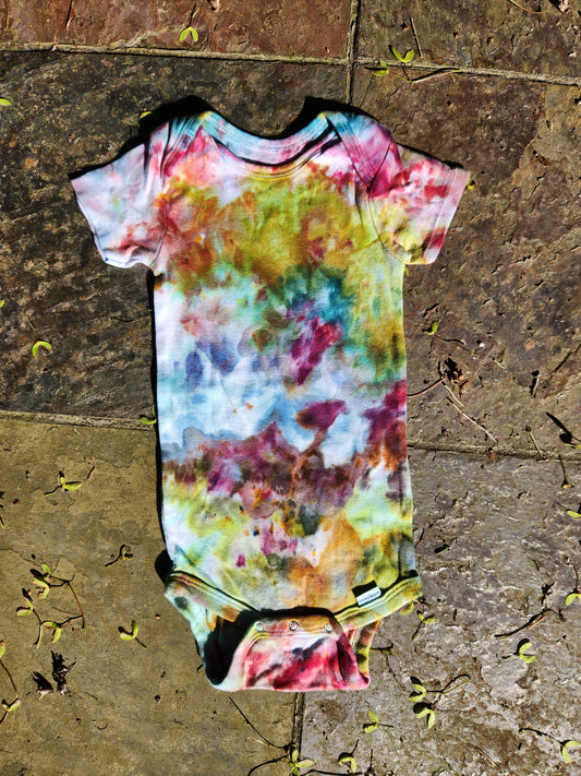 Onesie Rainbow Ice Dye 18 month