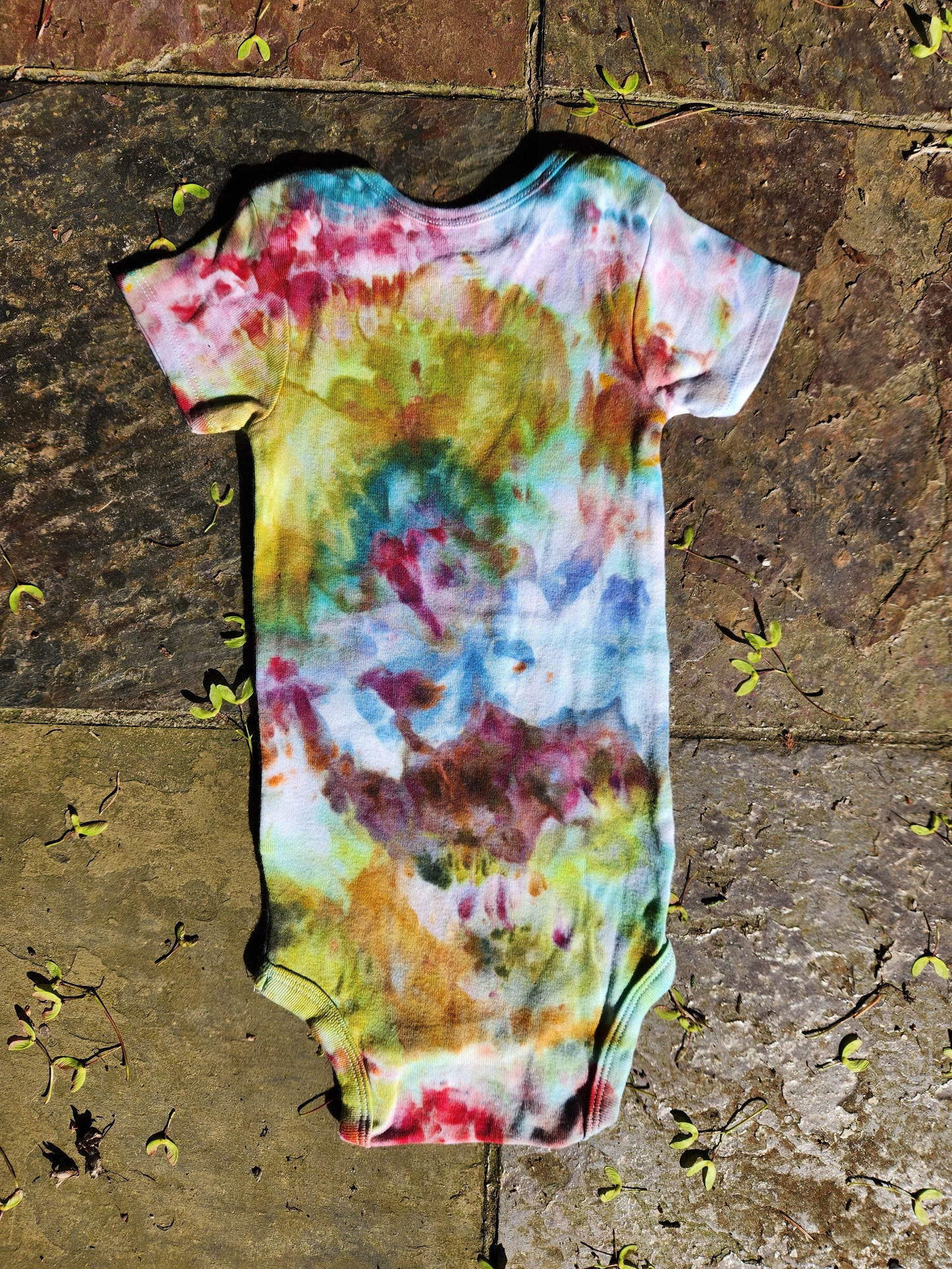 Onesie Rainbow Ice Dye 18 month