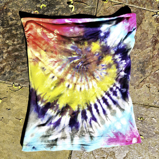 Tube Top Rainbow Spiral Small Upcycle