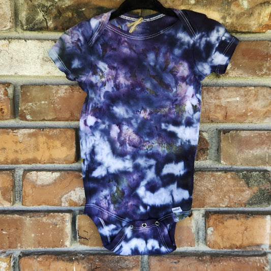 Onesie Navy Ice Dye 12 month