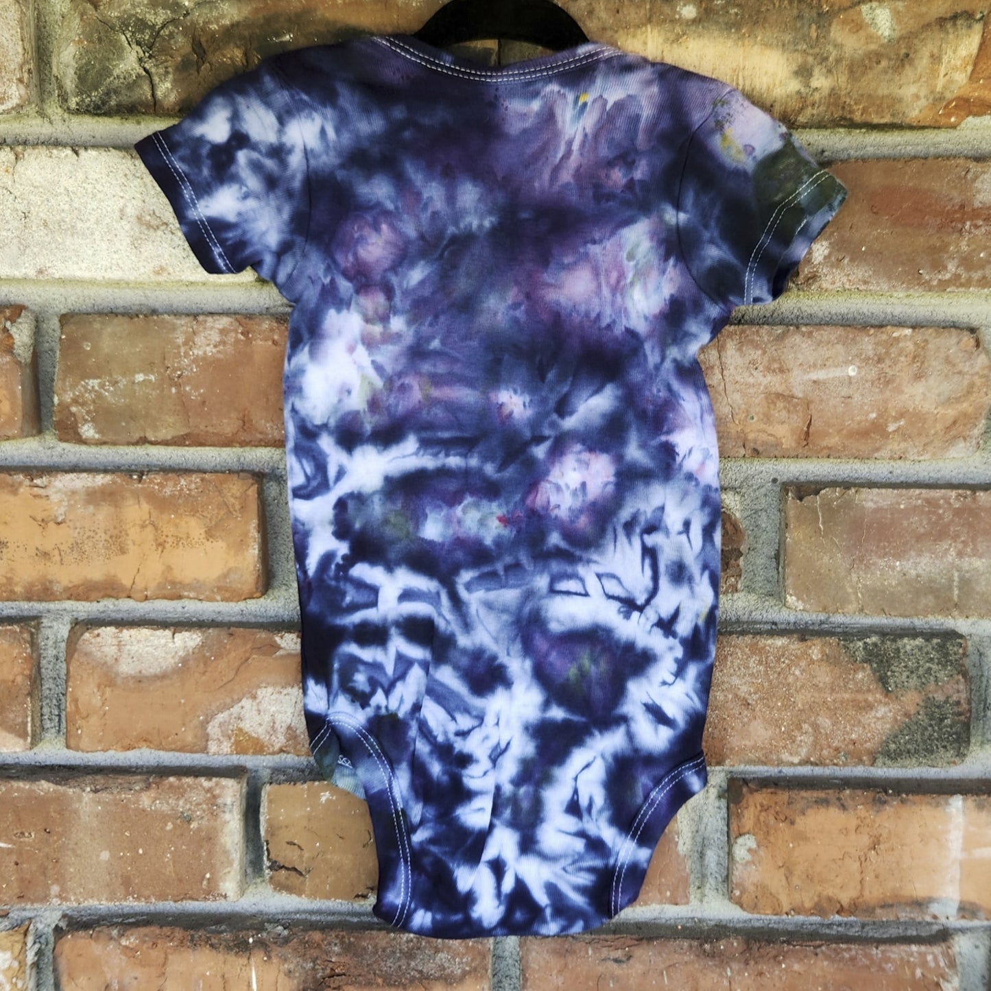 Onesie Navy Ice Dye 12 month