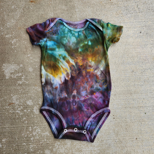 Autumn Ice Dye Onesie 9 month