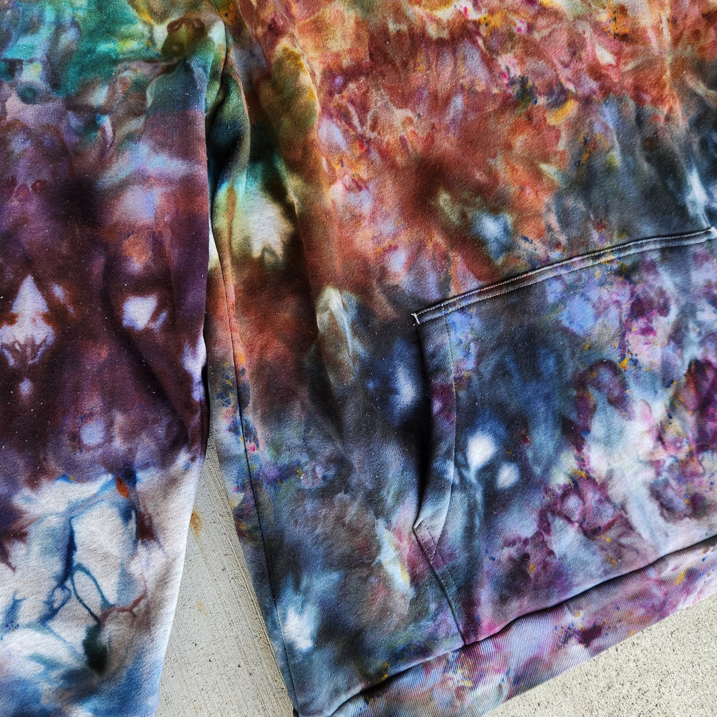 Hoodie Autumn Ice Dye XL