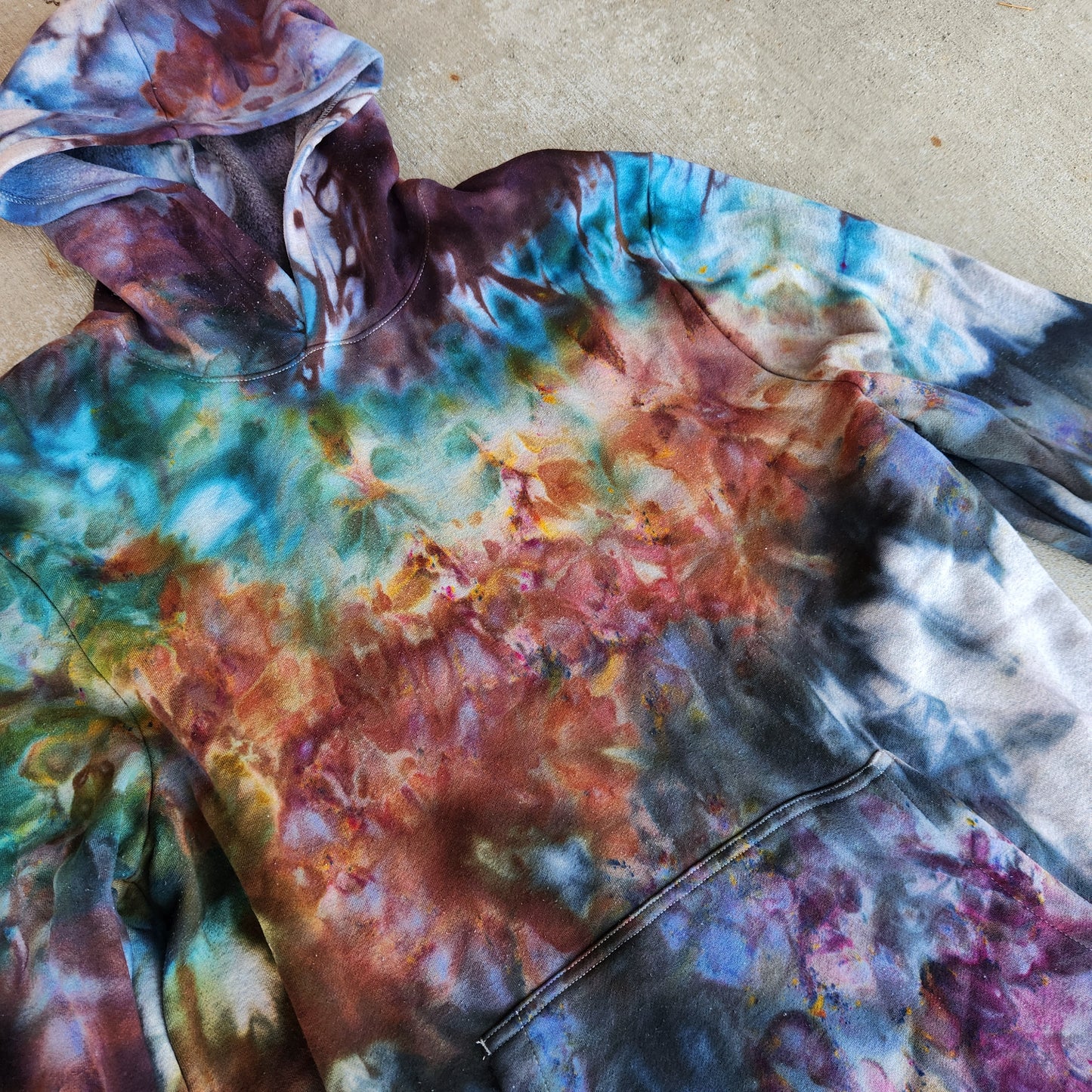 Hoodie Autumn Ice Dye XL