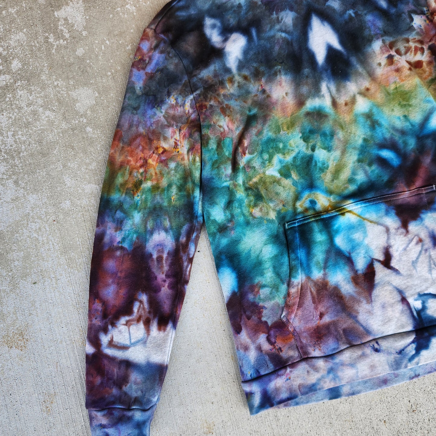 Hoodie Autumn Ice Dye Medium