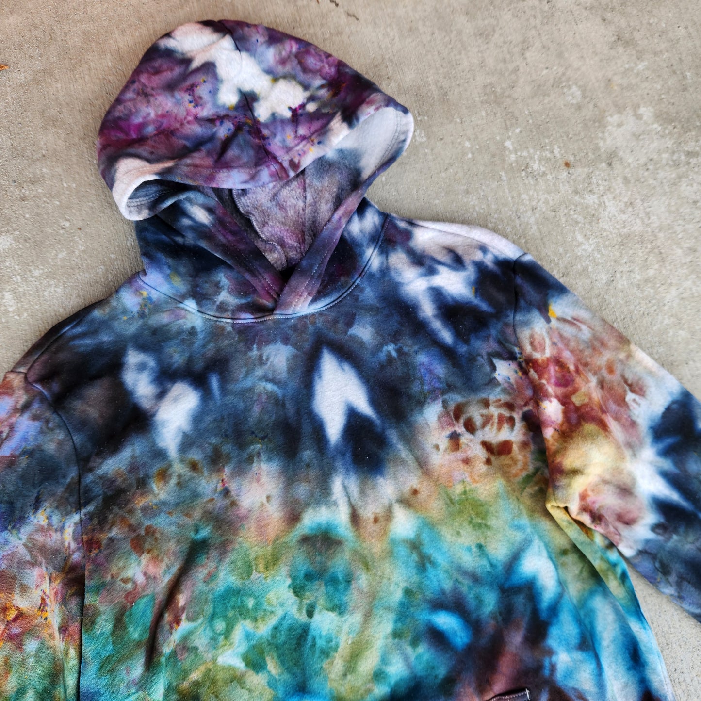 Hoodie Autumn Ice Dye Medium