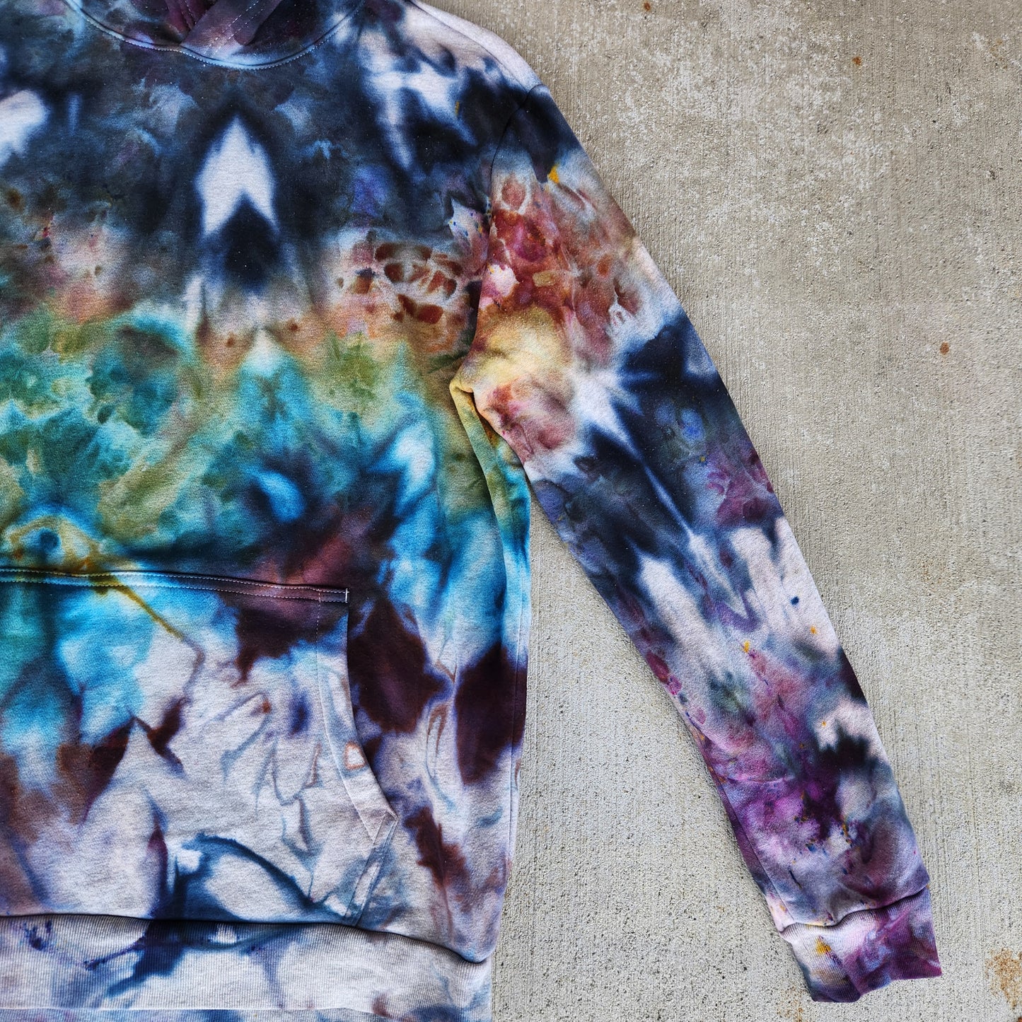 Hoodie Autumn Ice Dye Medium