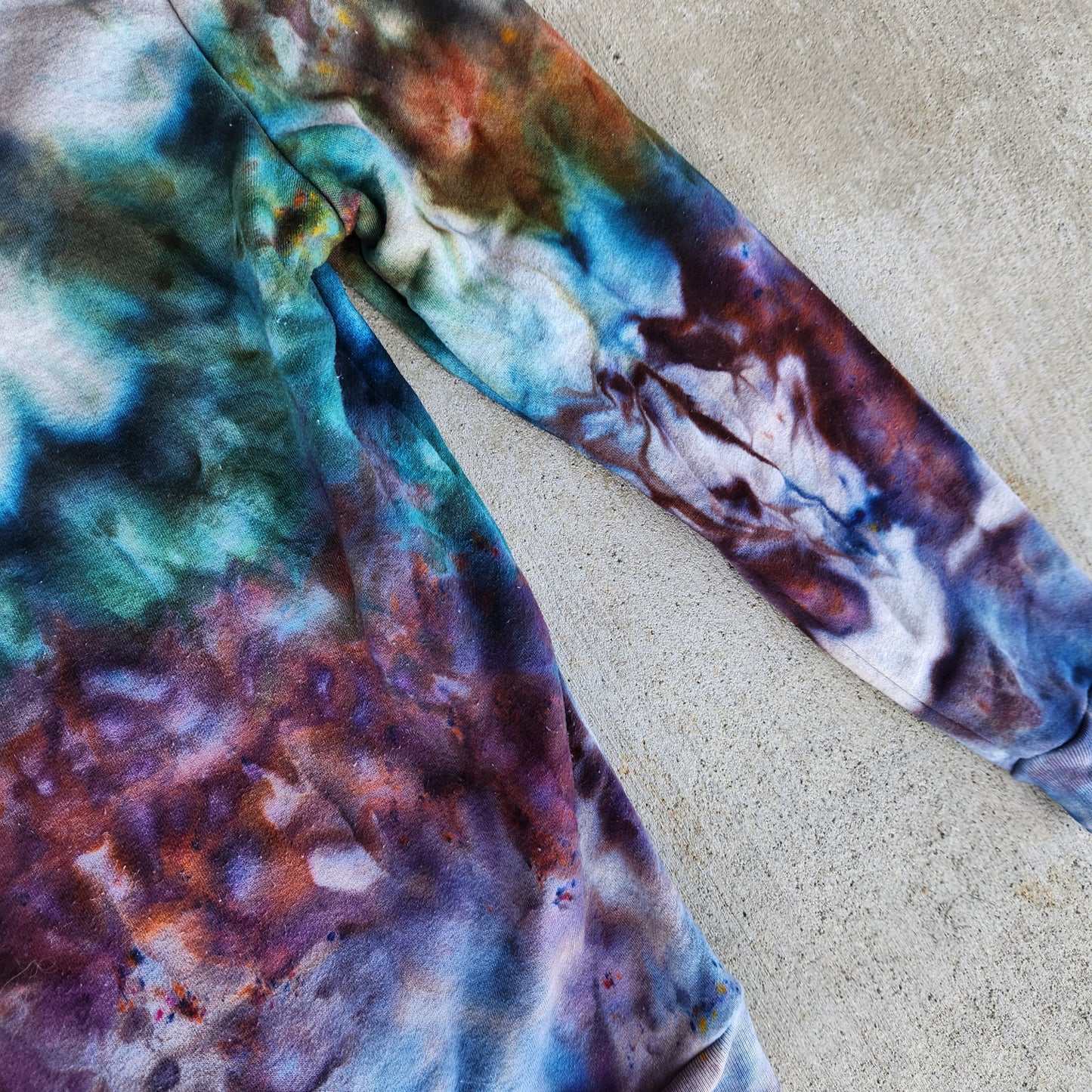 Hoodie Autumn Ice Dye Medium