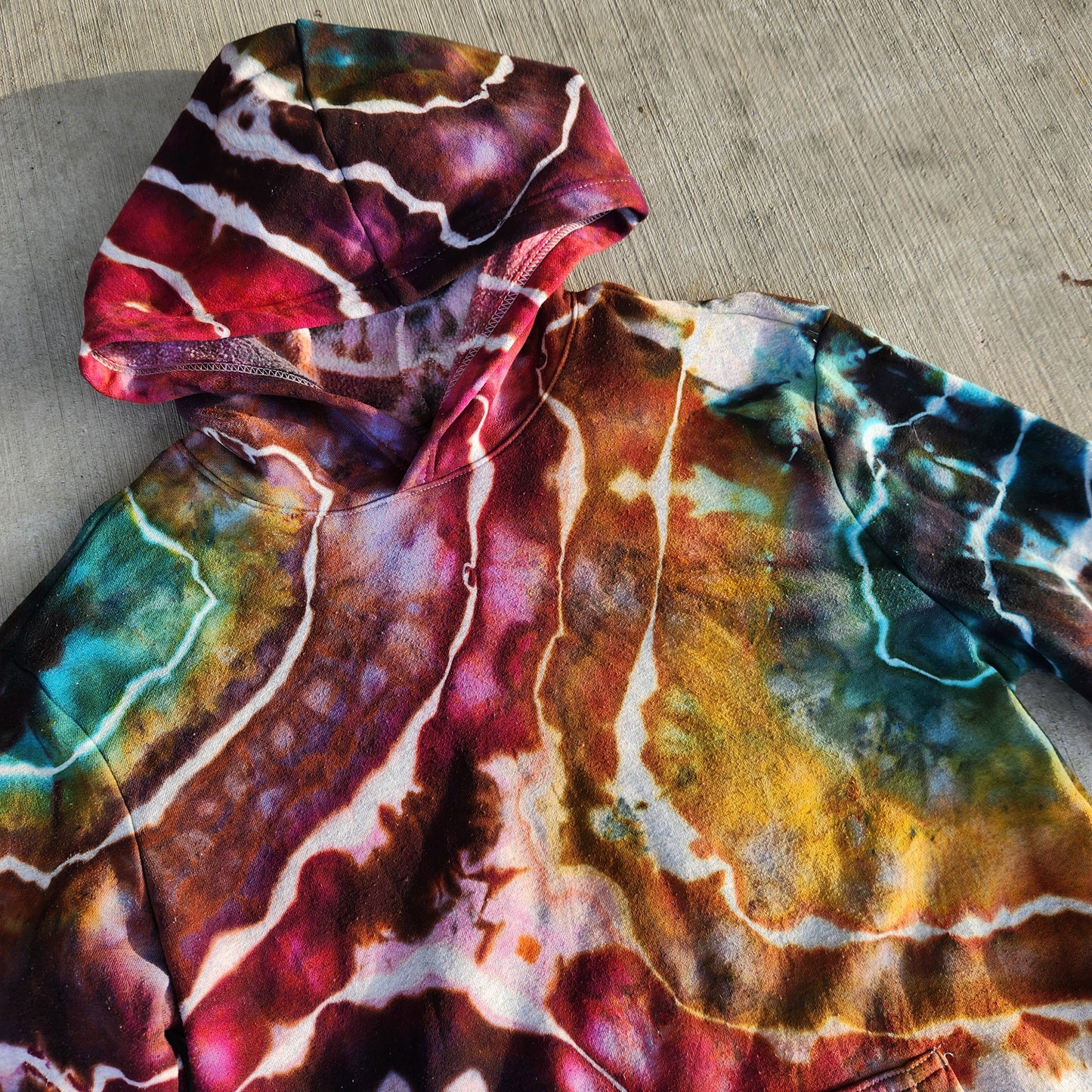 Hoodie Rainbow Geode Small