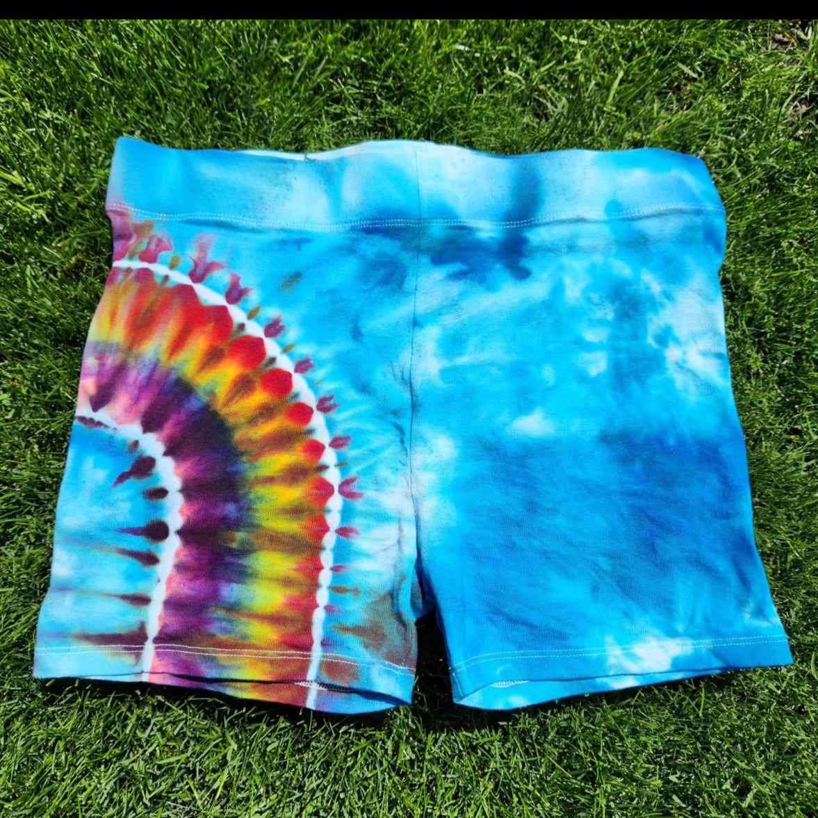 High Rise Hot Short Rainbow Hip