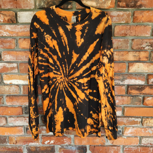 Long Sleeve Shirt Halloween Spiral Large