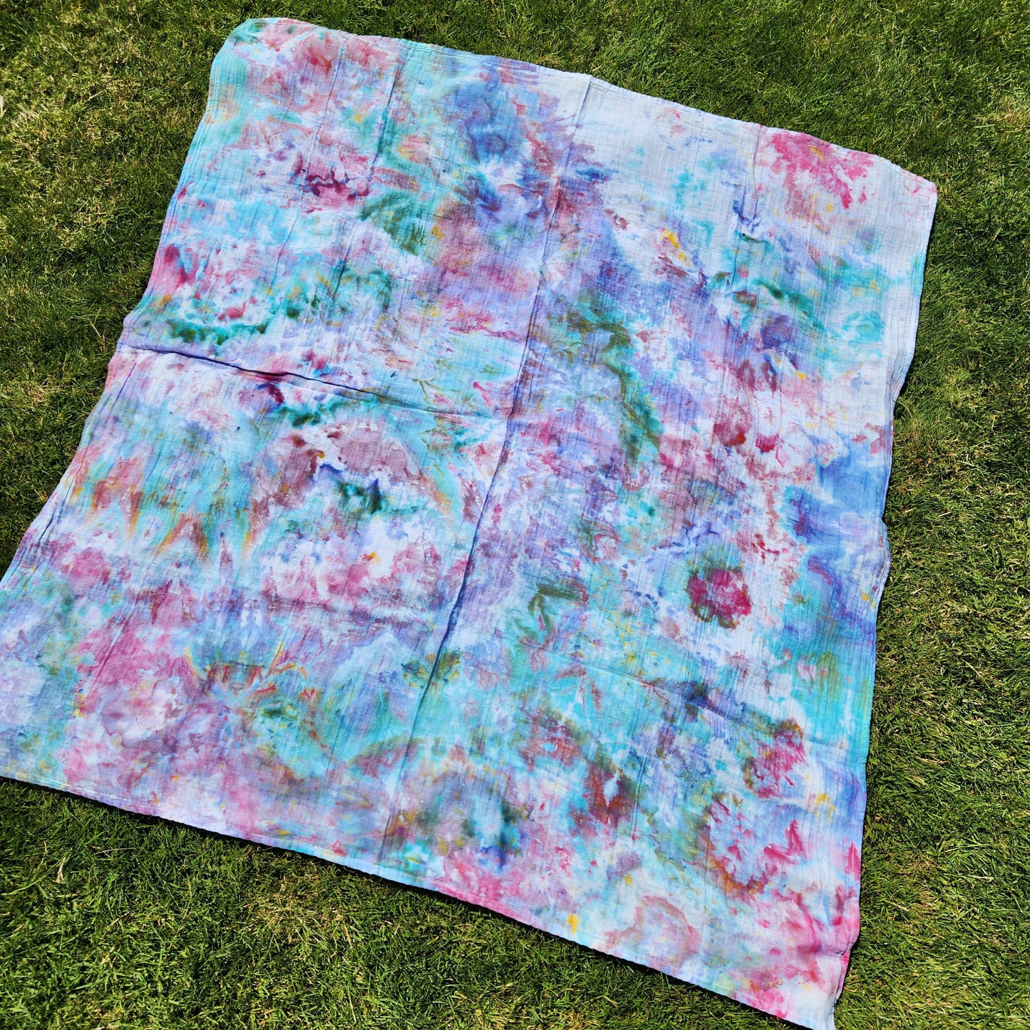 Baby Blanket Muslin Dreams Ice Dye