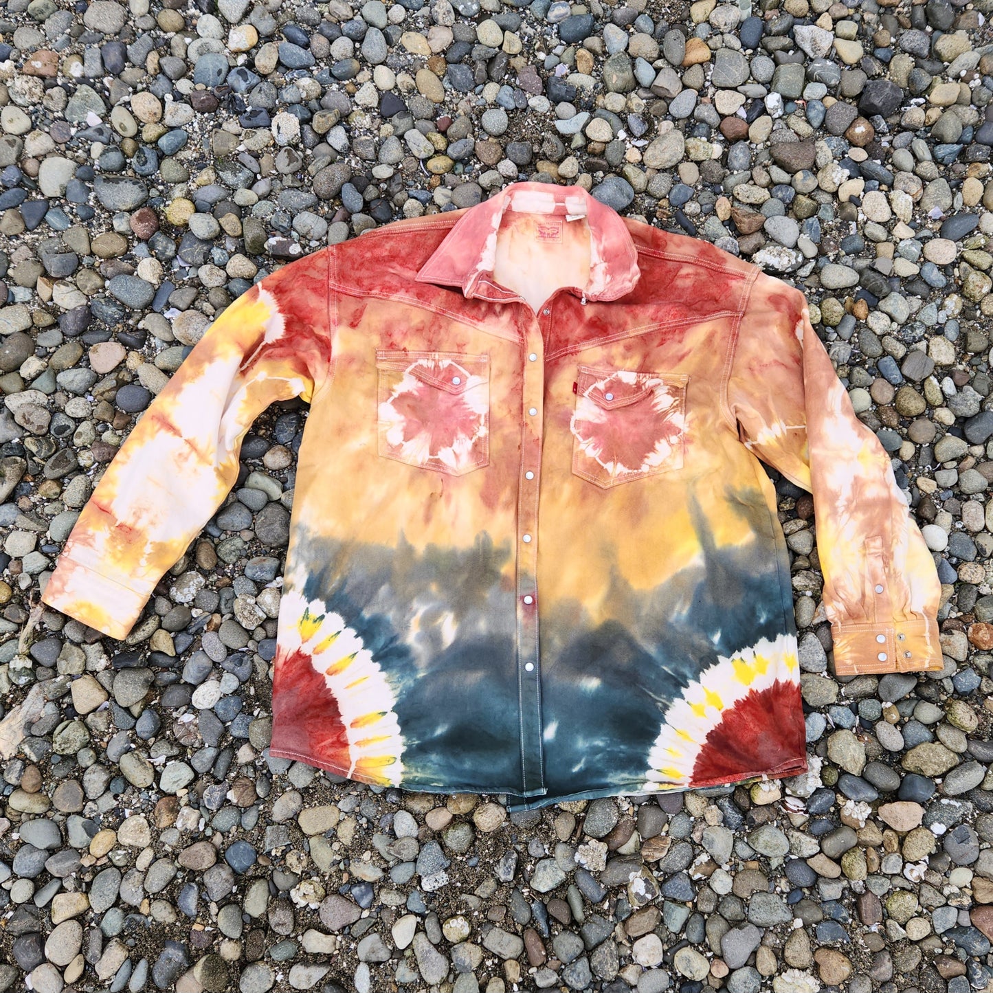 Denim Jacket Sunflower XL