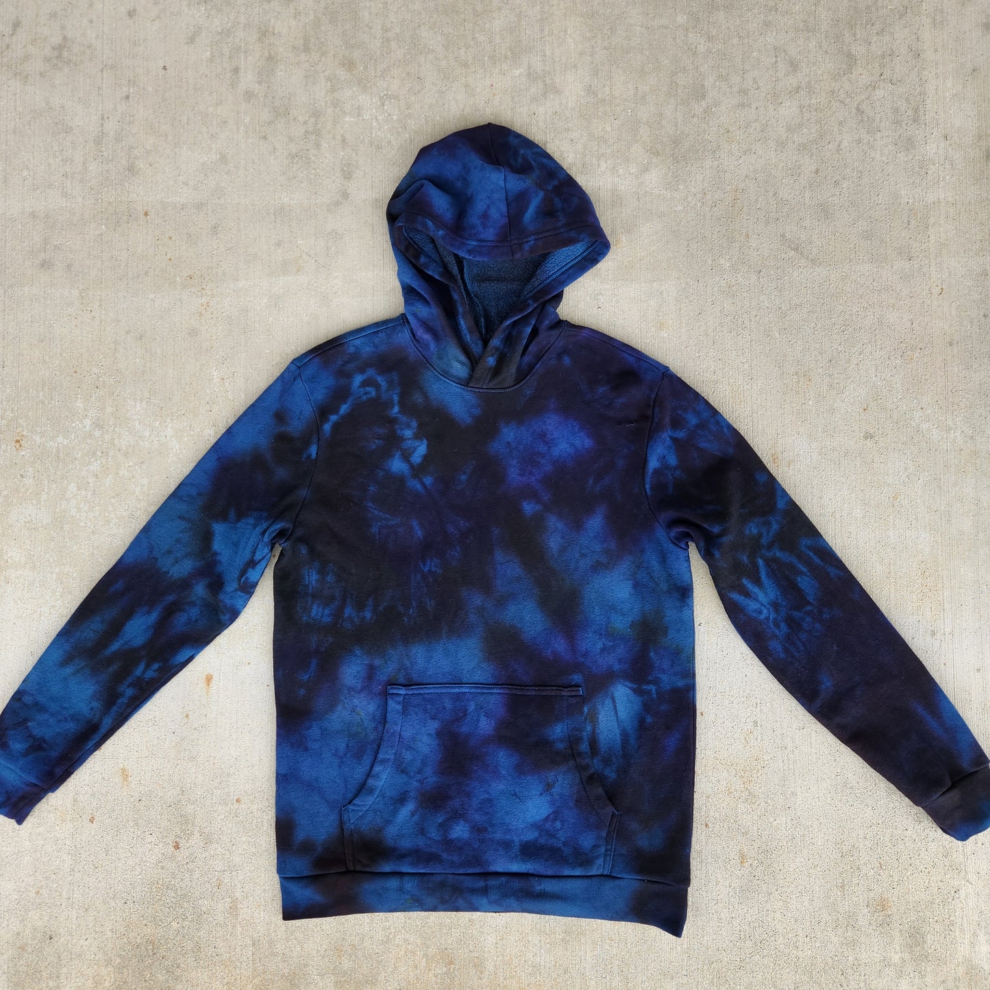 Hoodie Dark Night Ice Dye Medium