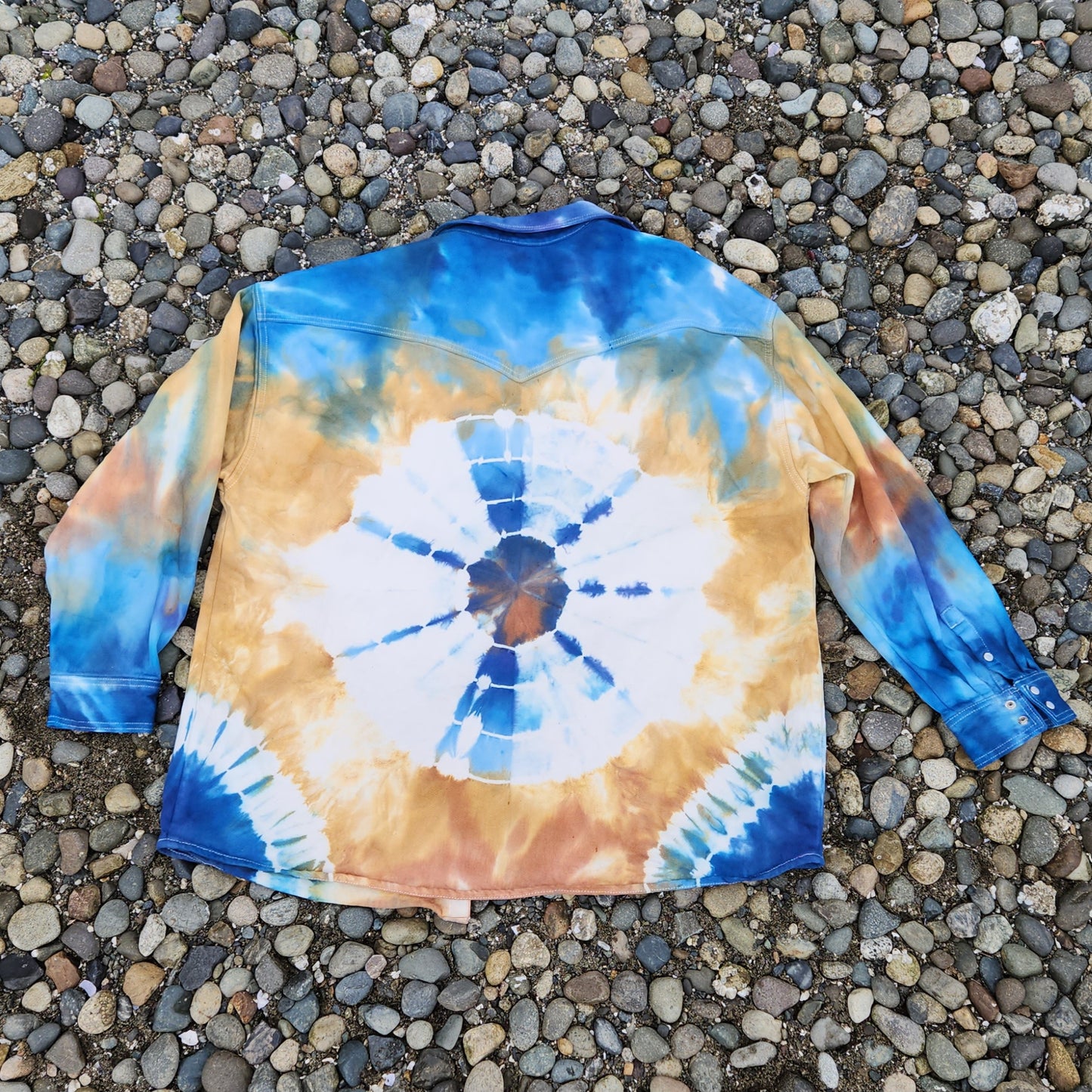 Denim Jacket Tide Mandala XL