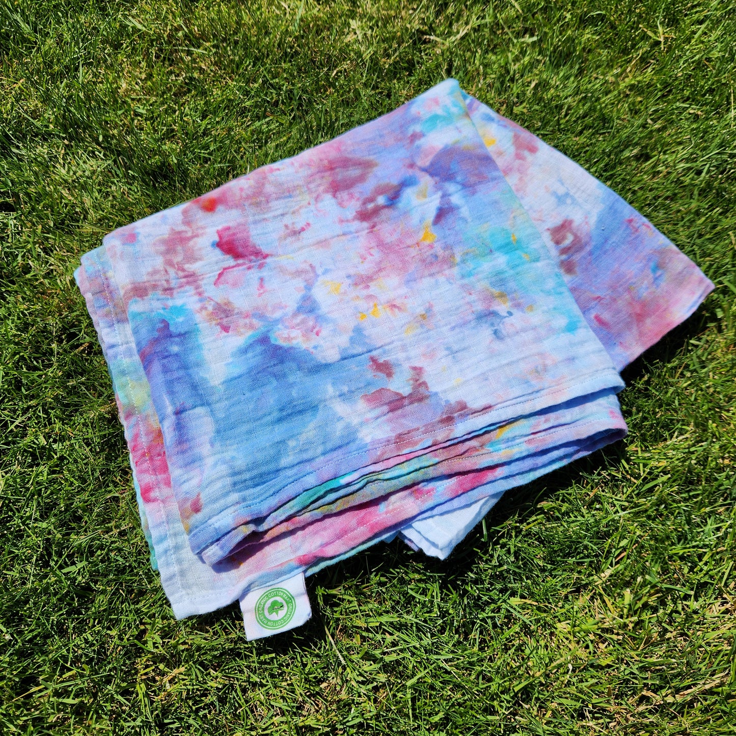 Baby Blanket Muslin Dreams Ice Dye