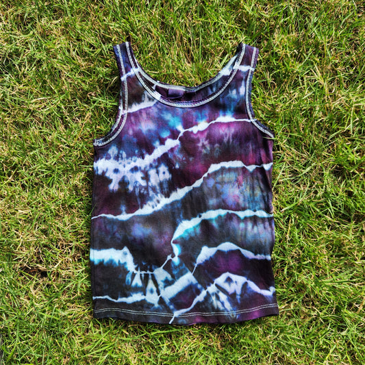 Tank Top Midnight Geode Youth Medium Upcycle