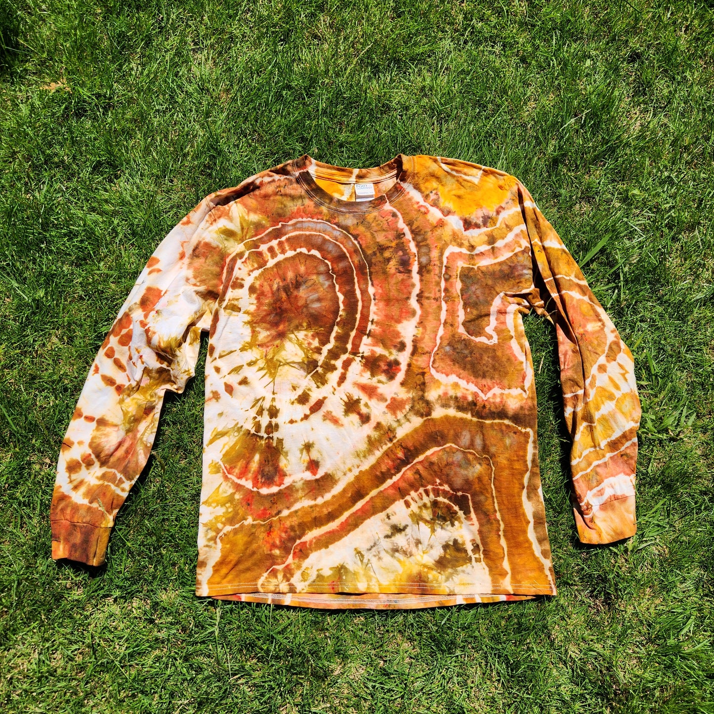 Long Sleeve Shirt Gold Geode Large