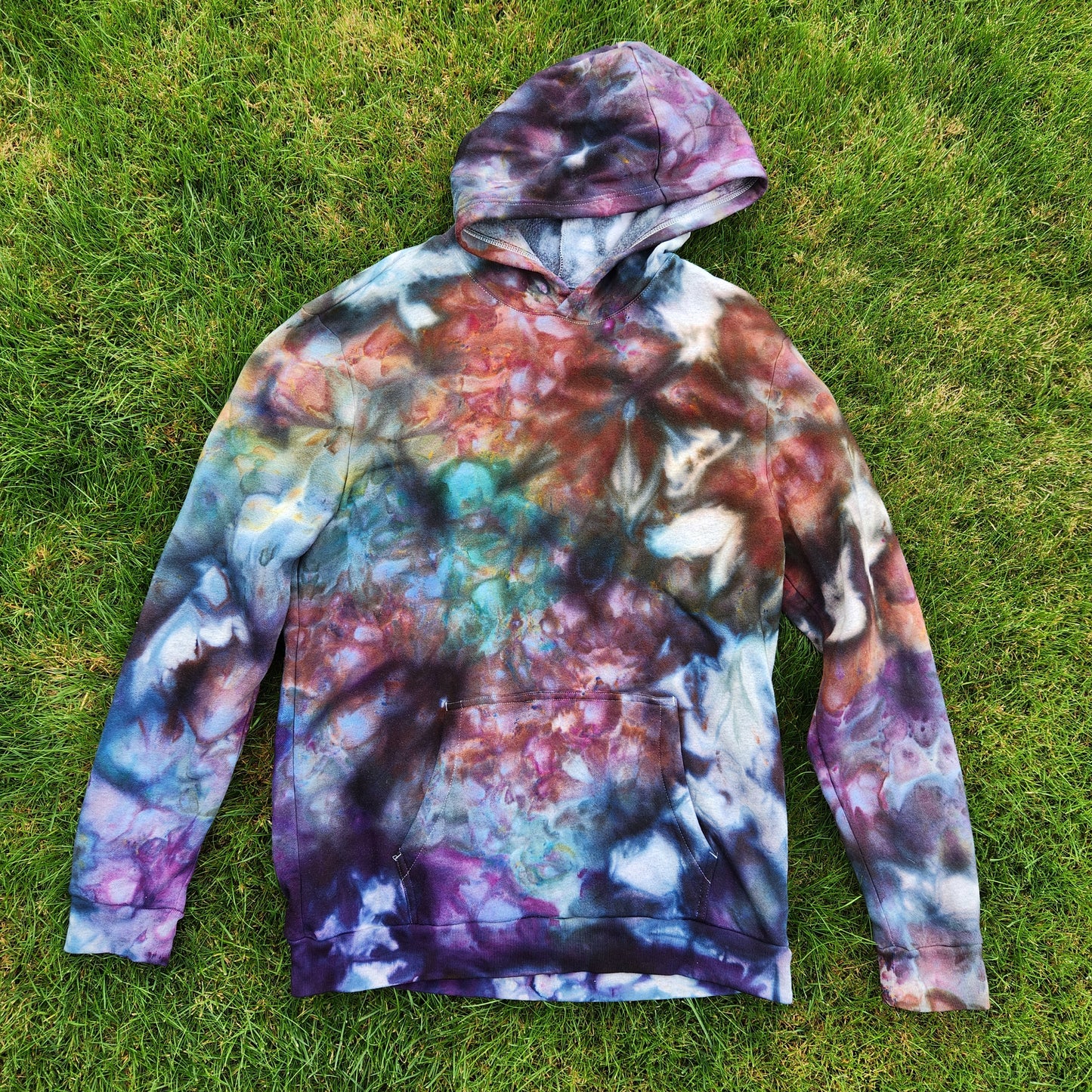 Hoodie Autumn Ice Dye Large