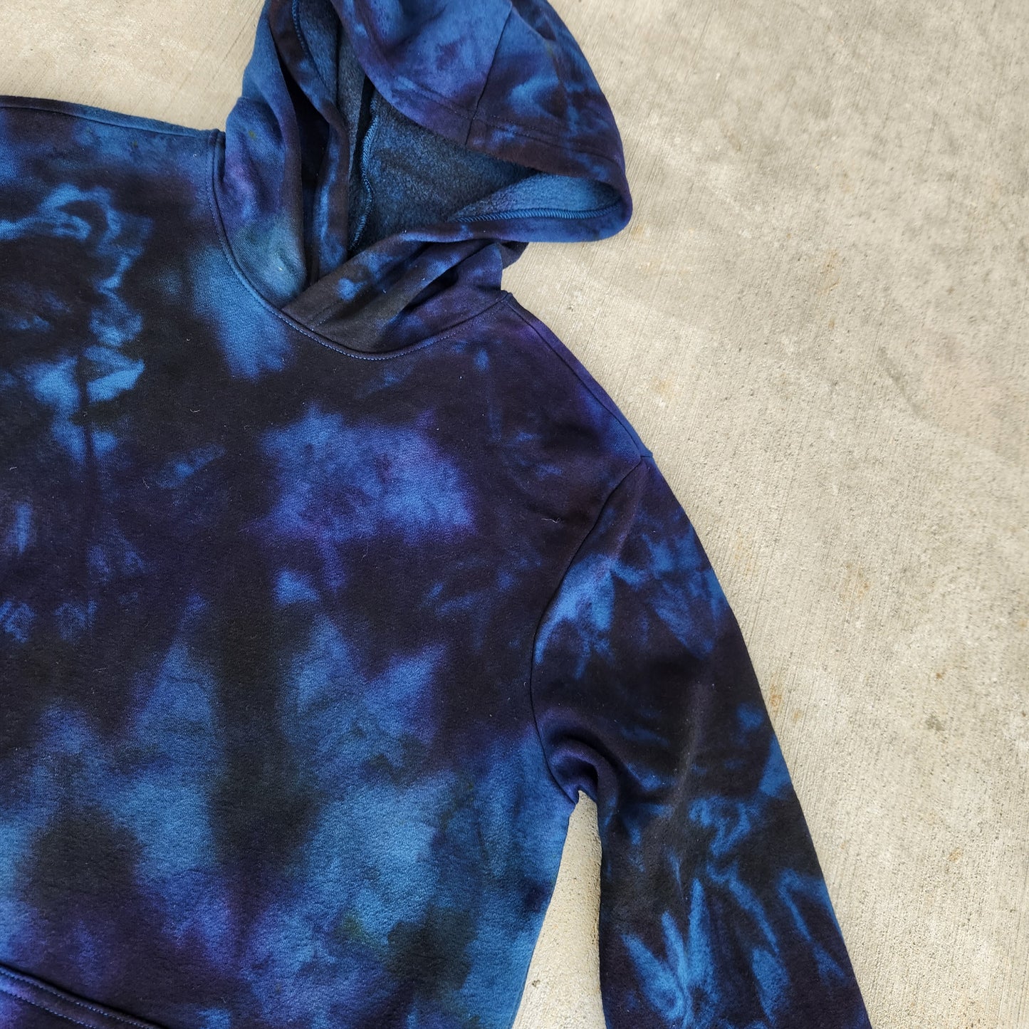 Hoodie Dark Night Ice Dye Medium