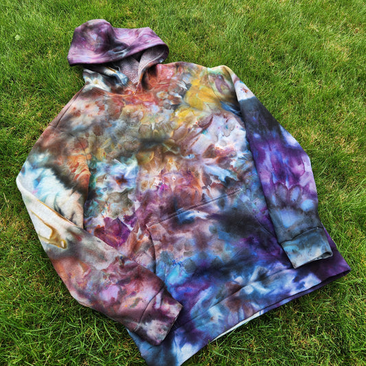 Hoodie Autumn Ice Dye Small