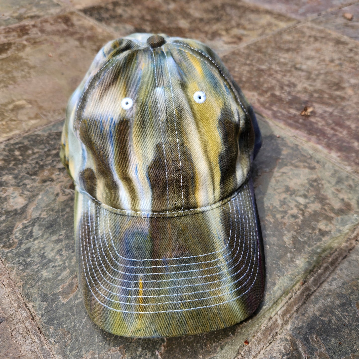 Hat Baseball Sage Ice Dye