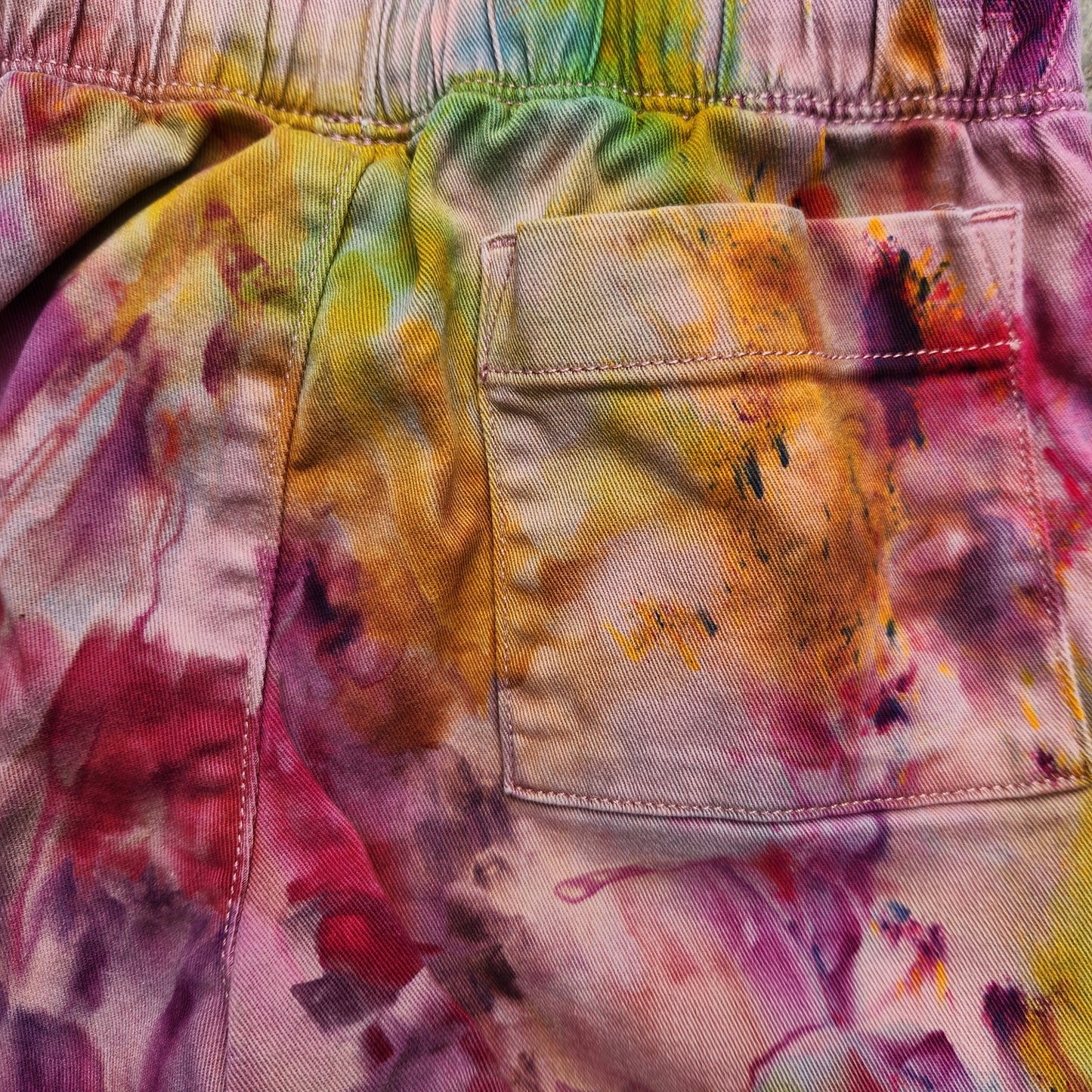 Shorts Toddler Ice Dye T5 Upcycle