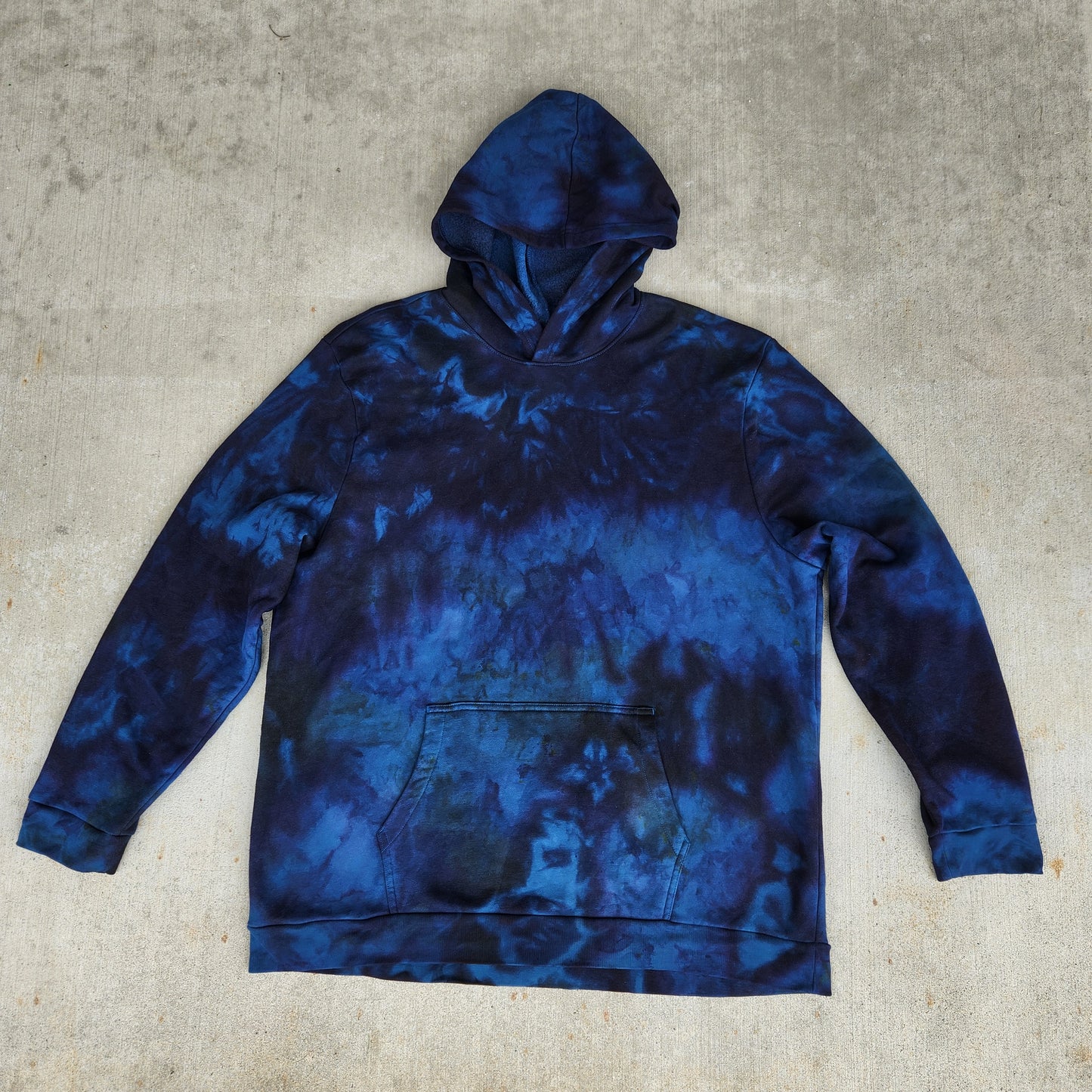 Hoodie Dark Night Ice Dye XXL