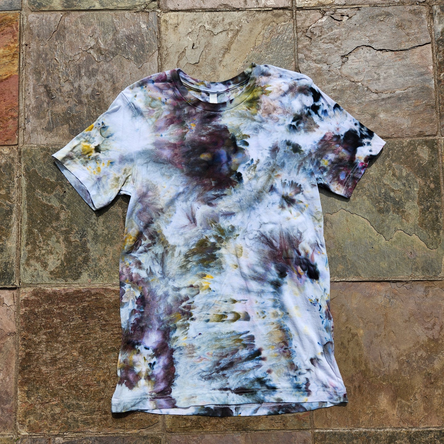 Tee Sage Ice Dye Medium