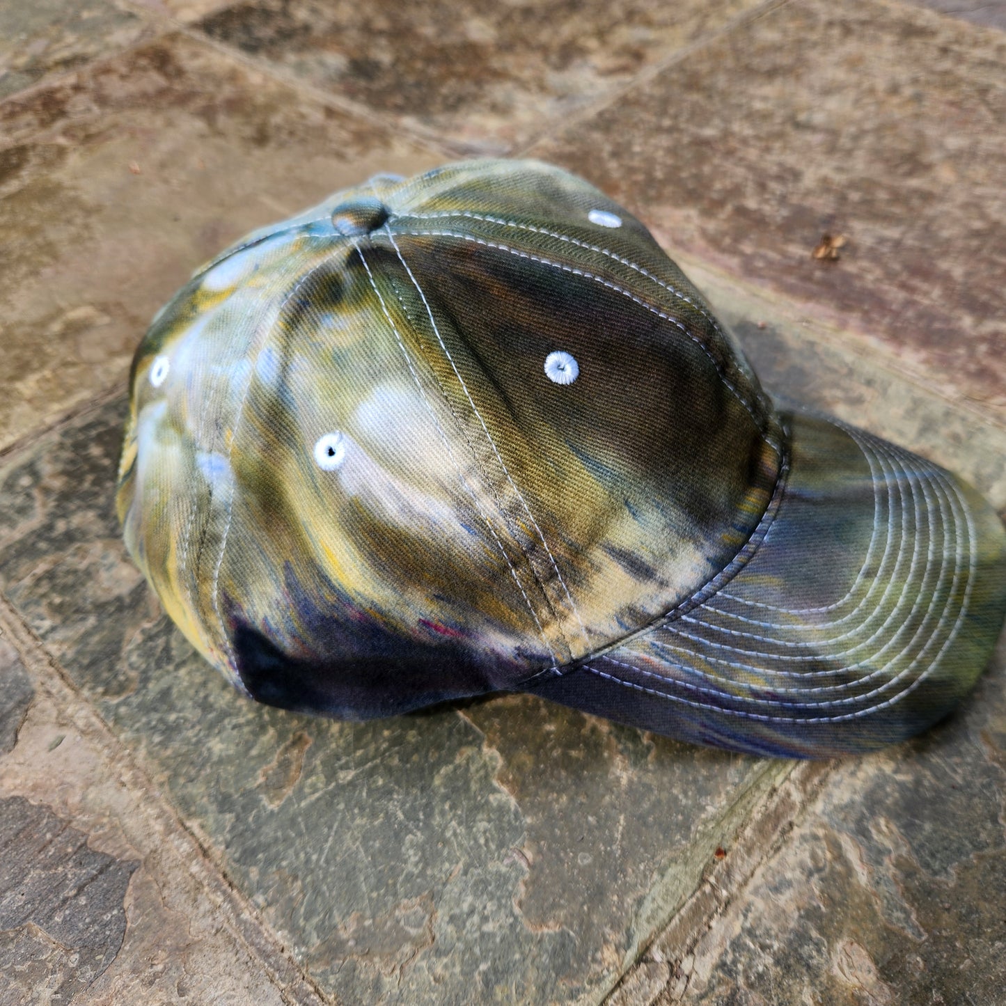 Hat Baseball Sage Ice Dye