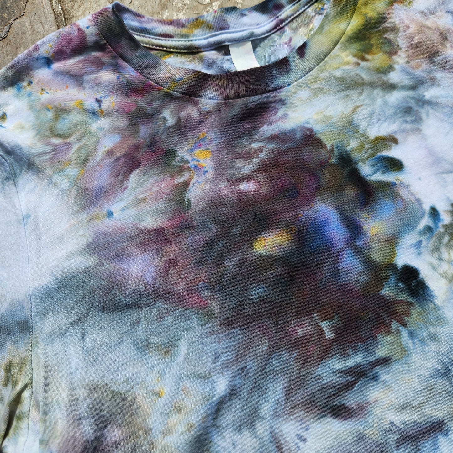 Tee Sage Ice Dye Medium