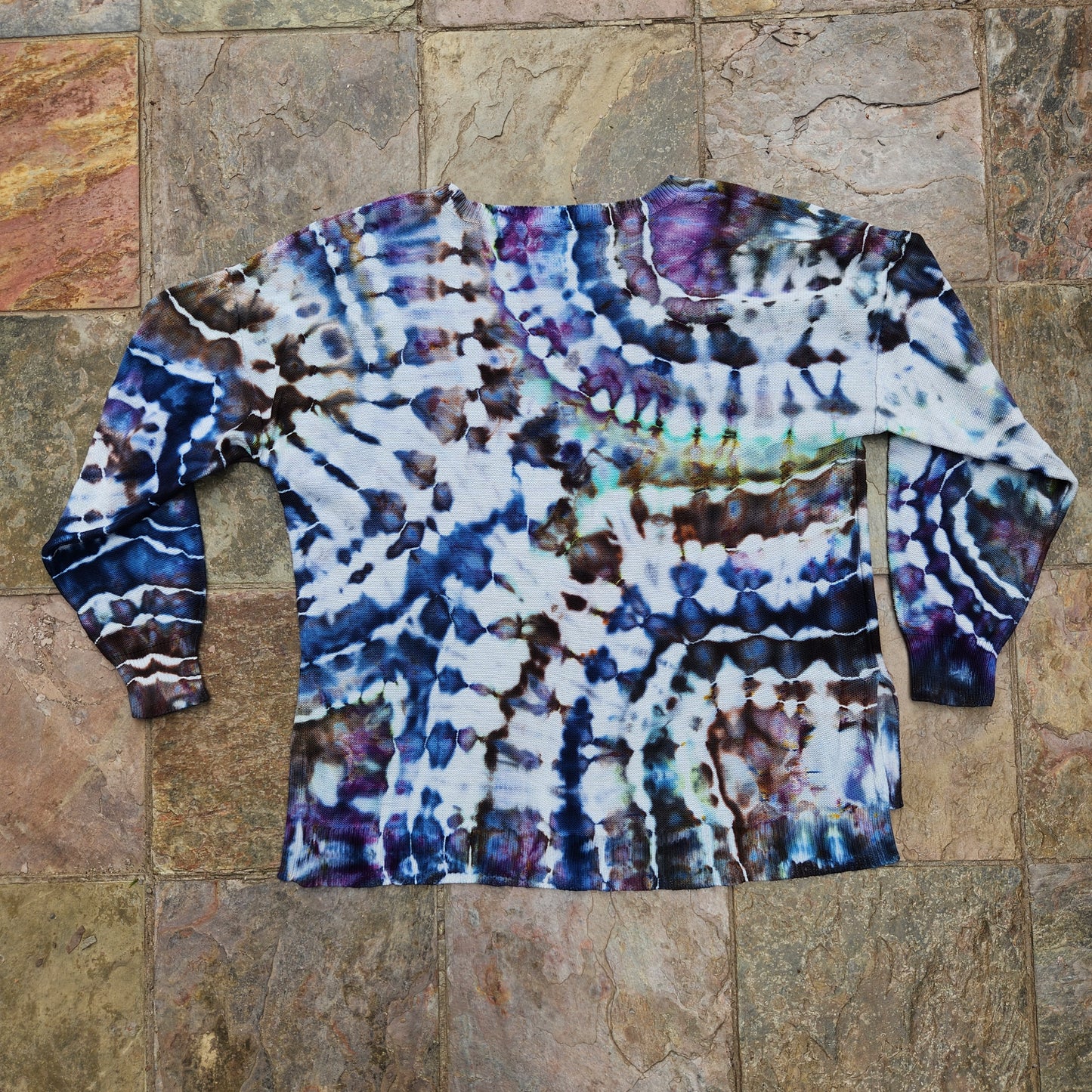 Sweater Oversized Crewneck Twilight Geode XL