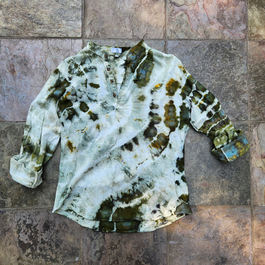 Tunic Shirt Sage Geode Medium