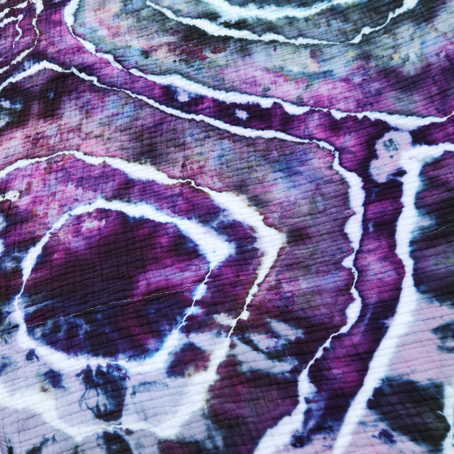 Muslin Blanket 6 layer Midnight Geode Twin