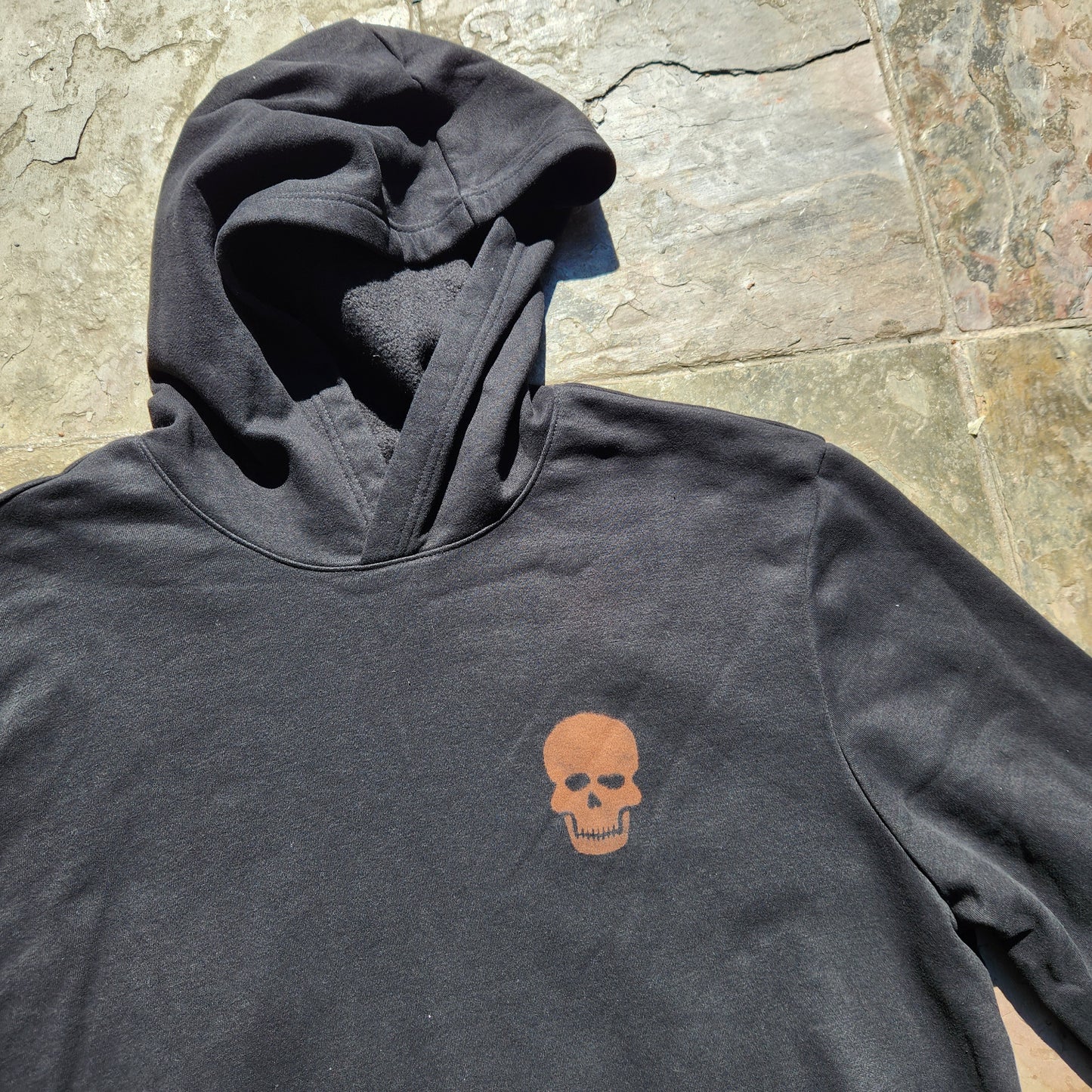 Hoodie Black Cemetery Moon