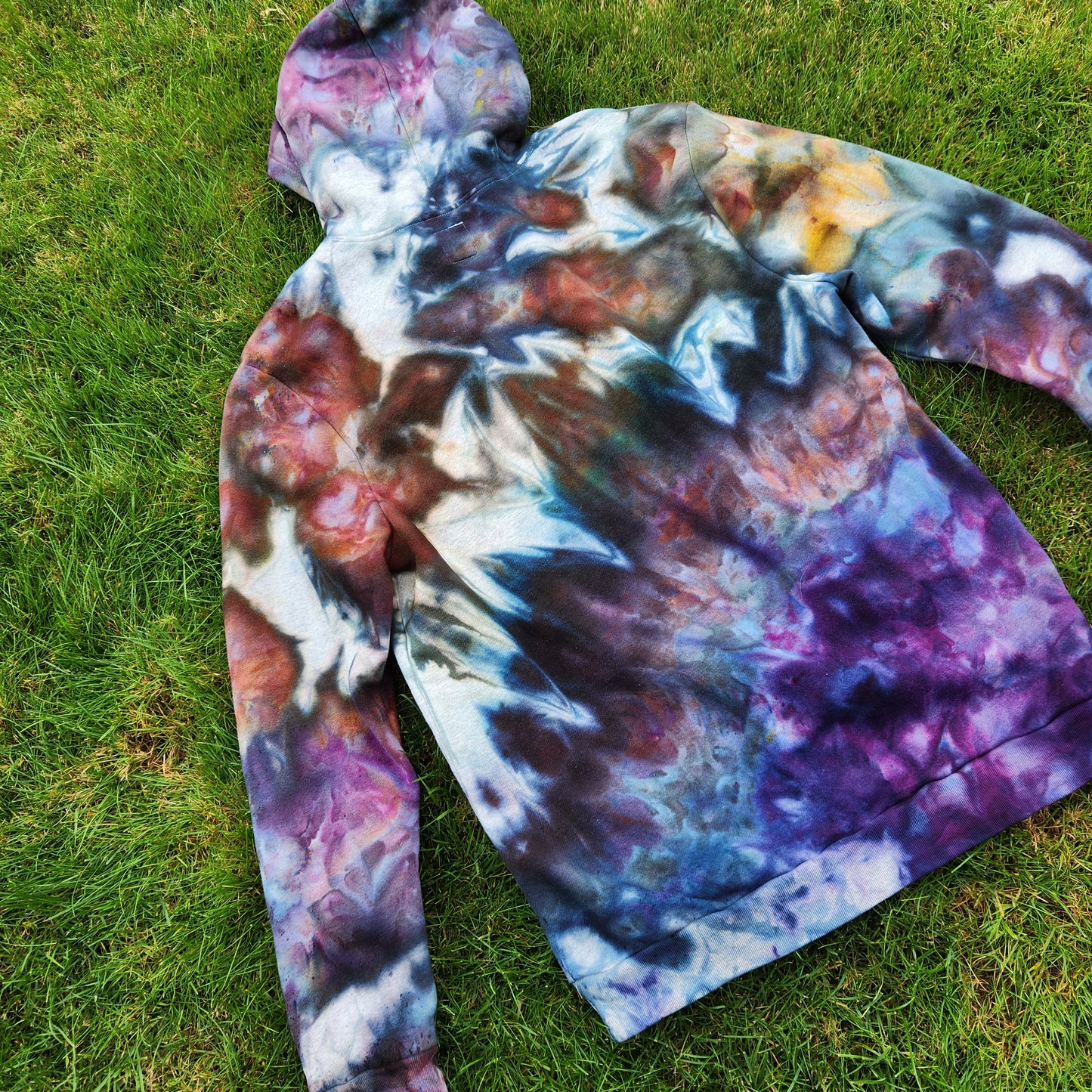 Hoodie Autumn Ice Dye Large