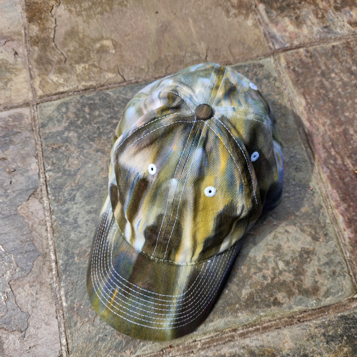 Hat Baseball Sage Ice Dye