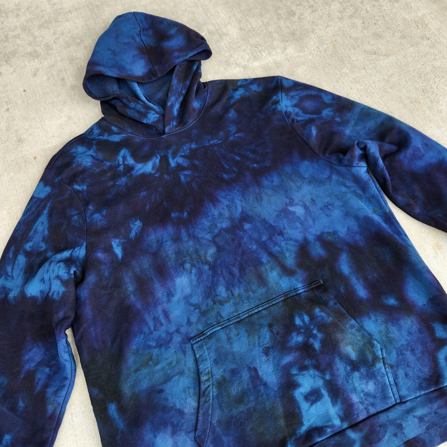 Hoodie Dark Night Ice Dye XXL