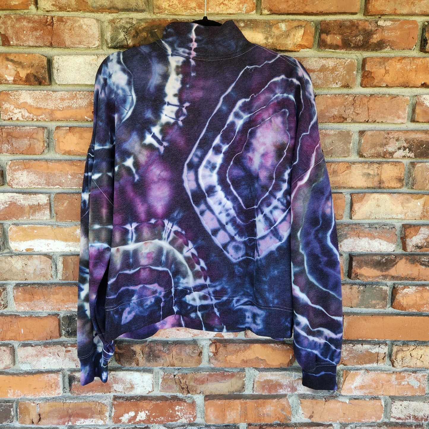 Quarter Zip Sweatshirt Twilight Geode Large