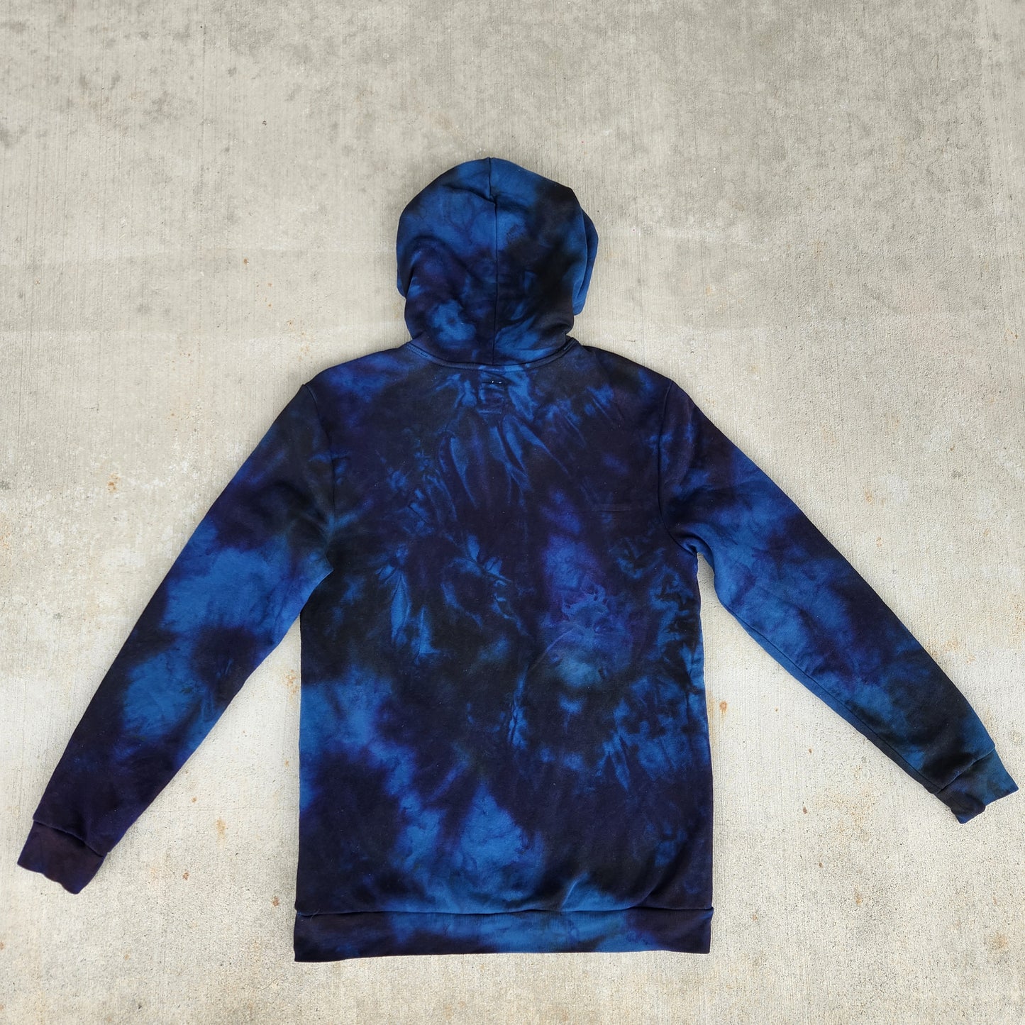 Hoodie Dark Night Ice Dye Small