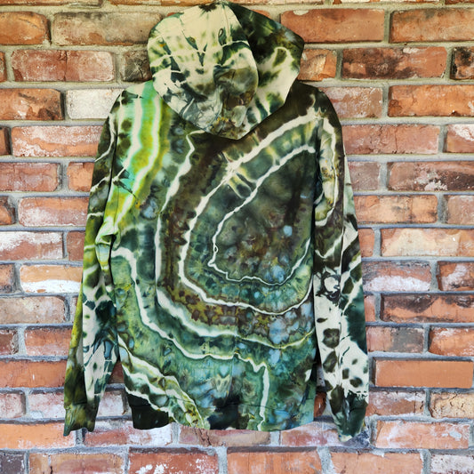 Hoodie Green Geode Medium