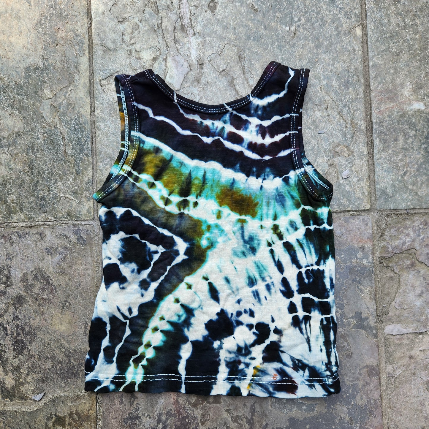 Tank Top Mystic Geode Youth XS Upcycle