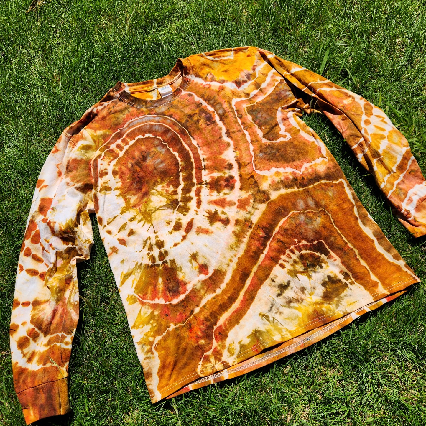 Long Sleeve Shirt Gold Geode Large