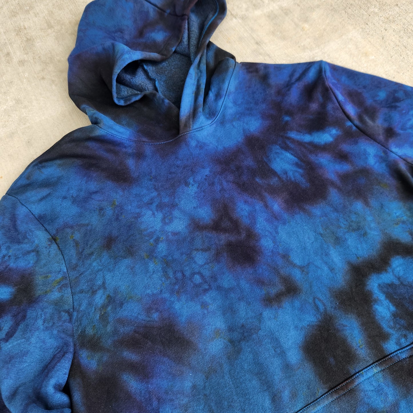 Hoodie Dark Night Ice Dye XL