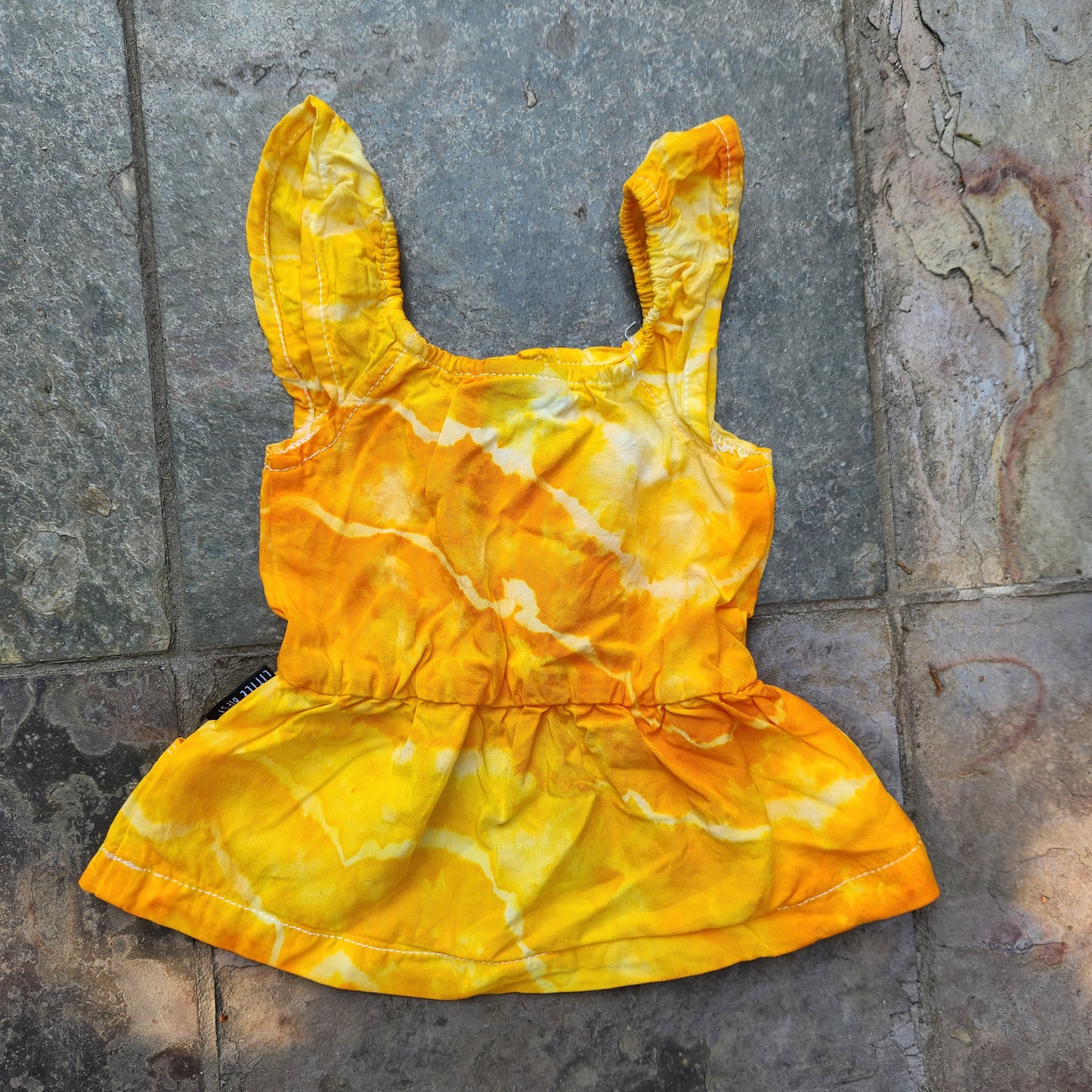 Baby Sundress Sunshine Geode 6-12 month Upcycle