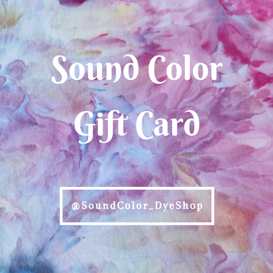 Sound Color Gift Card